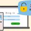 The concept of What is 2FA?. Notification of login confirmation with a message in an envelope with a code. Lock icons in the laptop account